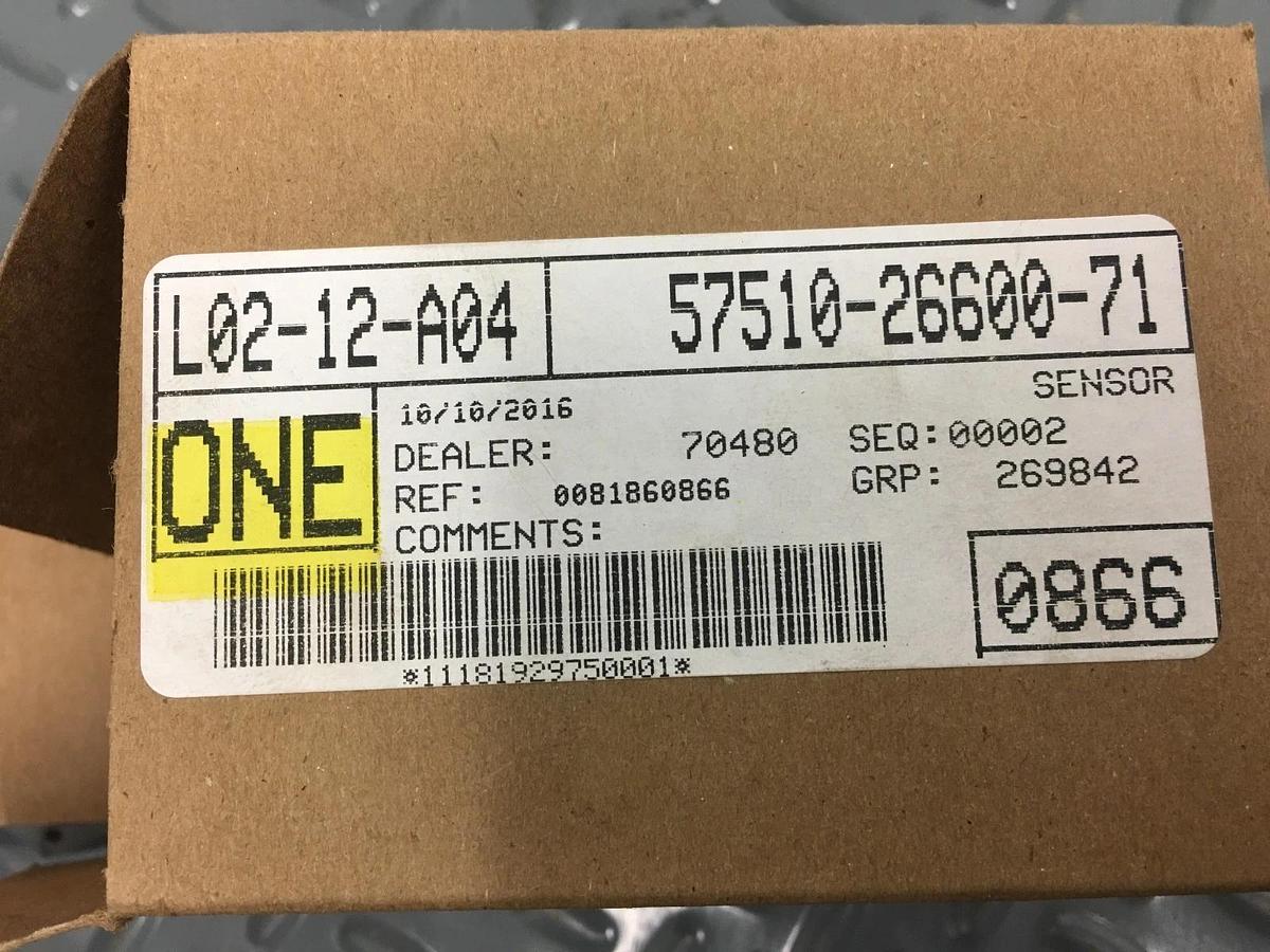 Used Toyota 5FBCU15 Electric Forklift Throttle Switch 57510-2660-71