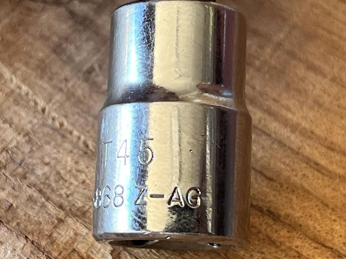 Used Craftsman Tools T45 Torx Socket 3/8" Drive evolv 16868