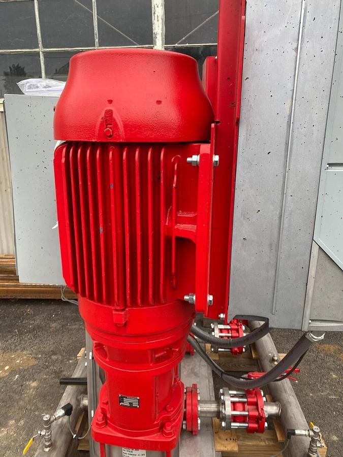 Used Armstrong Pumps HyFab EMVP T-22N Triplex variable speed pressure booster