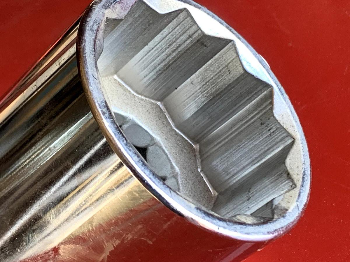 Used Armstrong 1" Drive, 2 3/16 Deep Impact Socket, 12 Points, #13-176