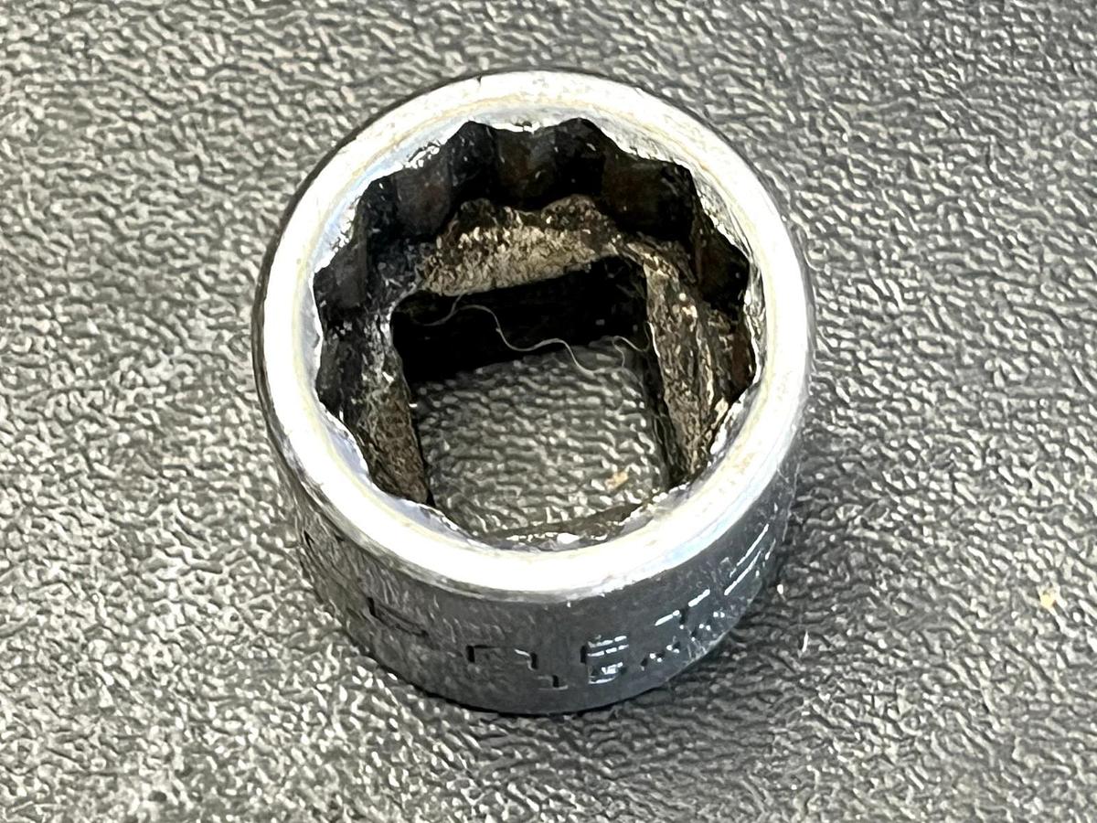 Used Craftsman Vintage 15MM 12 Point 1/2" Drive Shallow Socket
