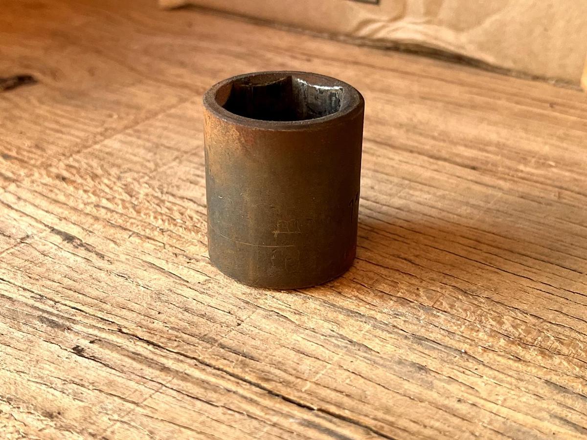 Used Vintage Craftsman EE 18752 1 in Impact Socket Short 1/2" Drive  6 point