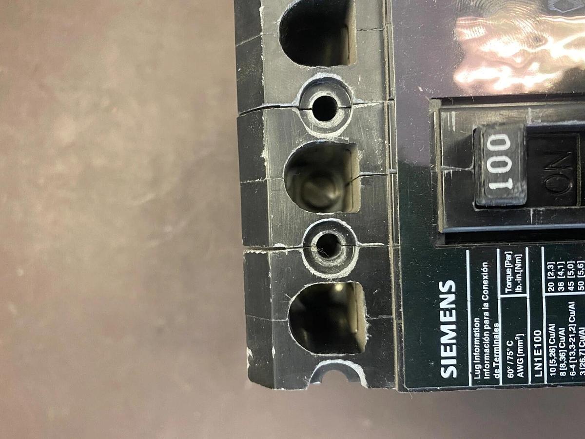 ED63S100A SIEMENS TYPE ED6 3 POLE 100A 600VAC  SWITCH