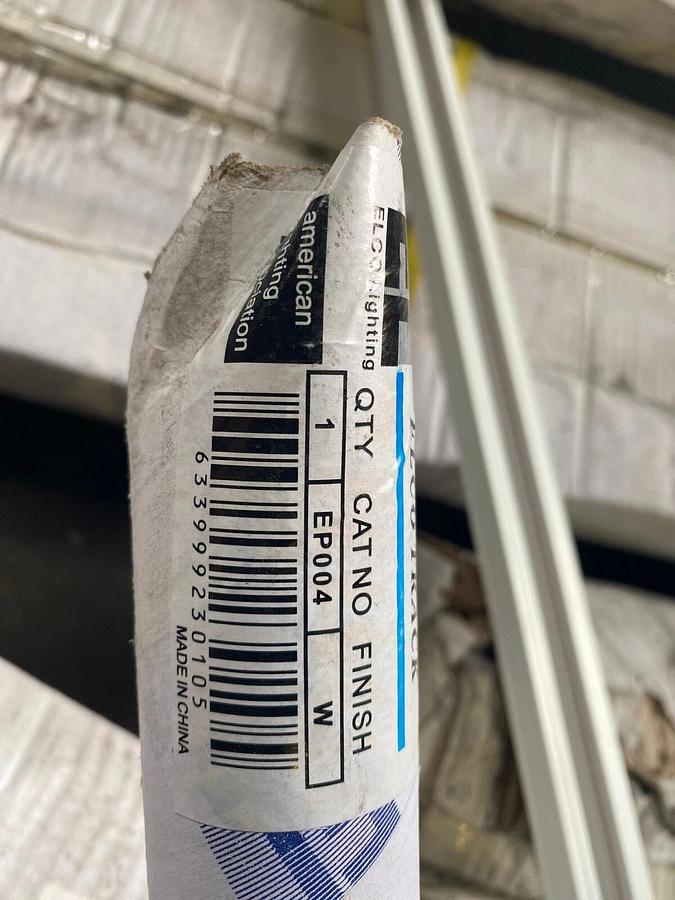 Used Elco Lighting Track EP004 Black Ceiling Light 48" Lights Lighting