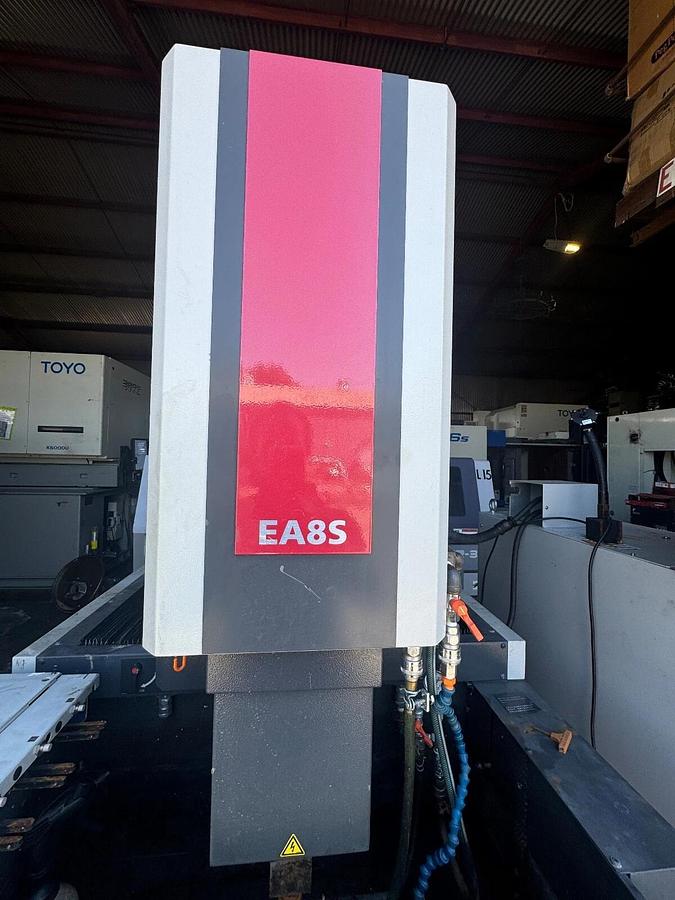 Used Mitsubishi EDM. EA8SM EDM, 2018, 4/7 SHUTTLE ATC, SYSTEM 3R, C-AXIS RAM-TYPE
