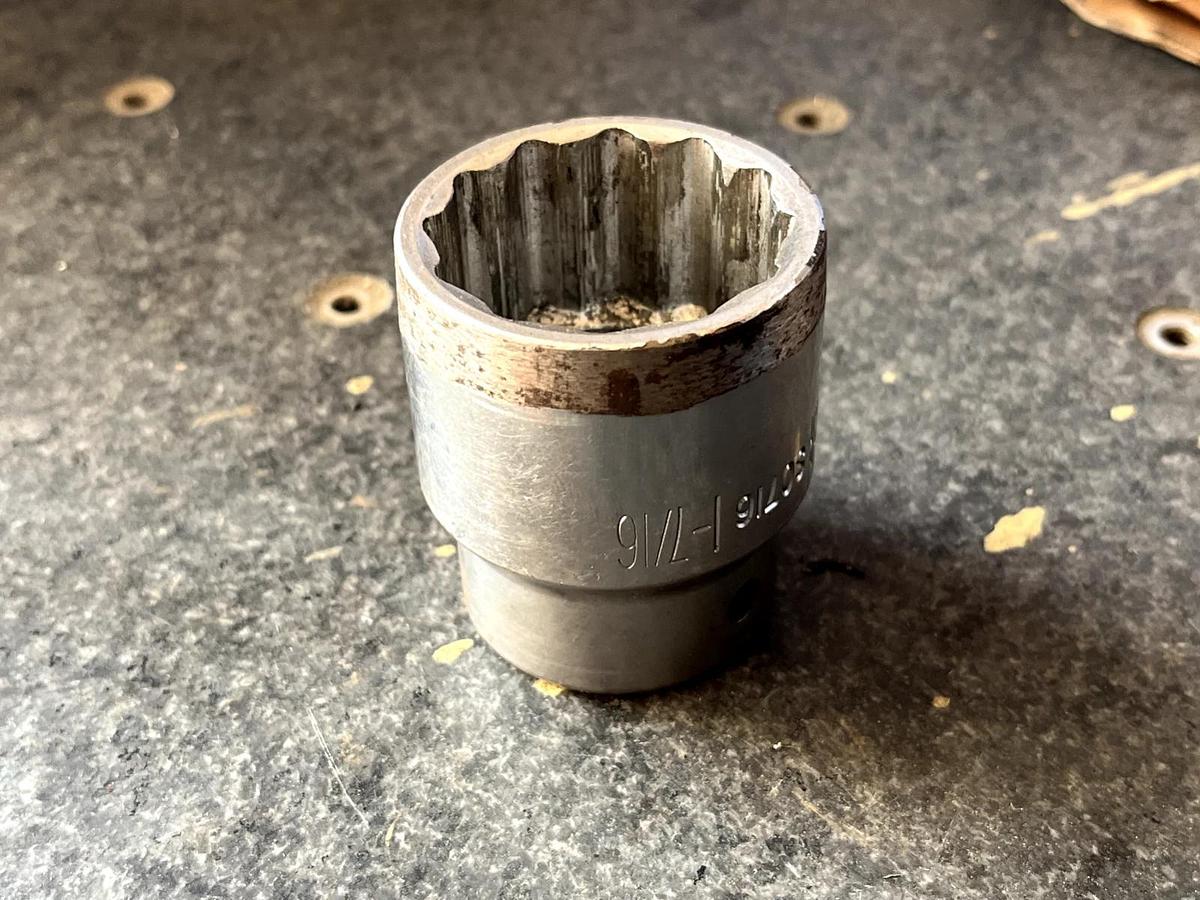 Used GreatNeck SO716  3/4 Drive 12 Pt. Socket-1 7/16” CR-V steel New