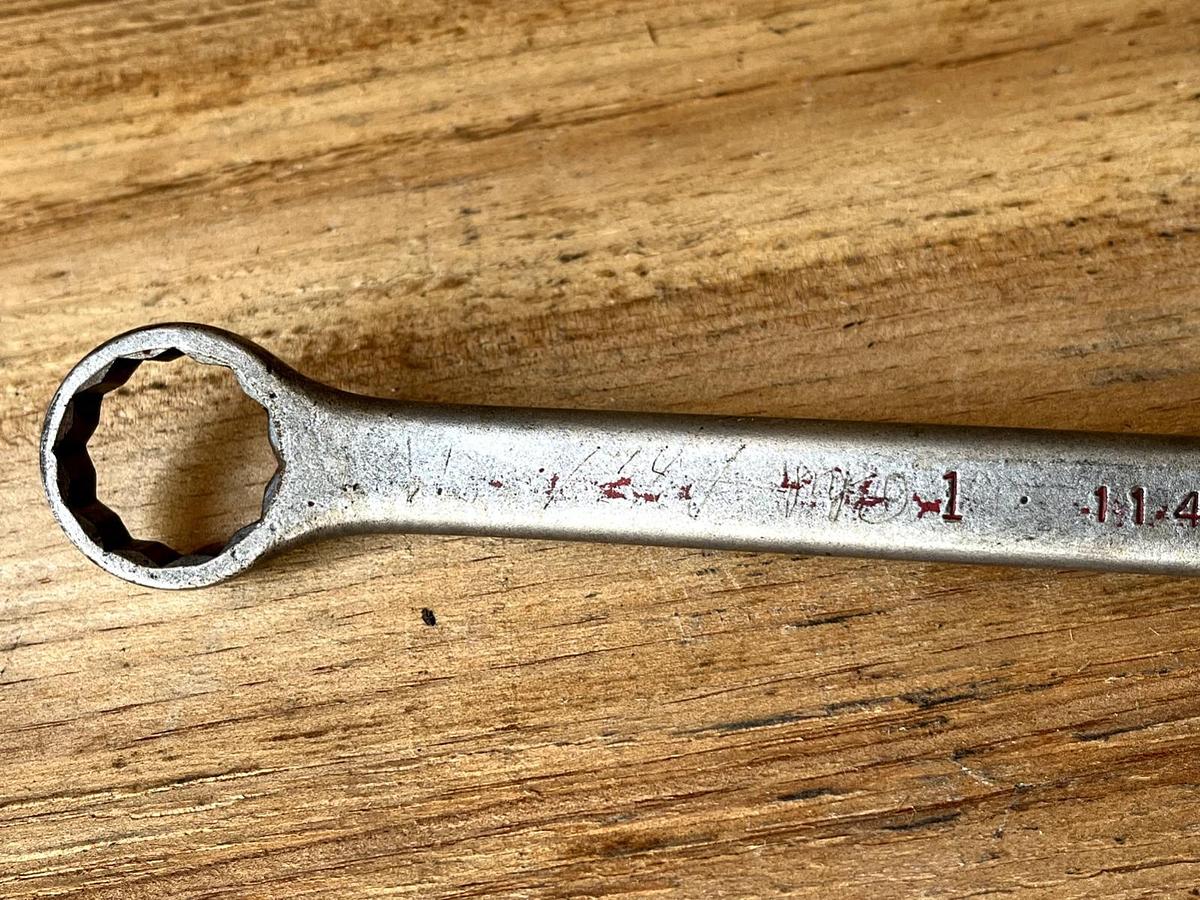 Used Vintage Proto Professional Box End Wrench Offset #1145B 1"-15/16" USA