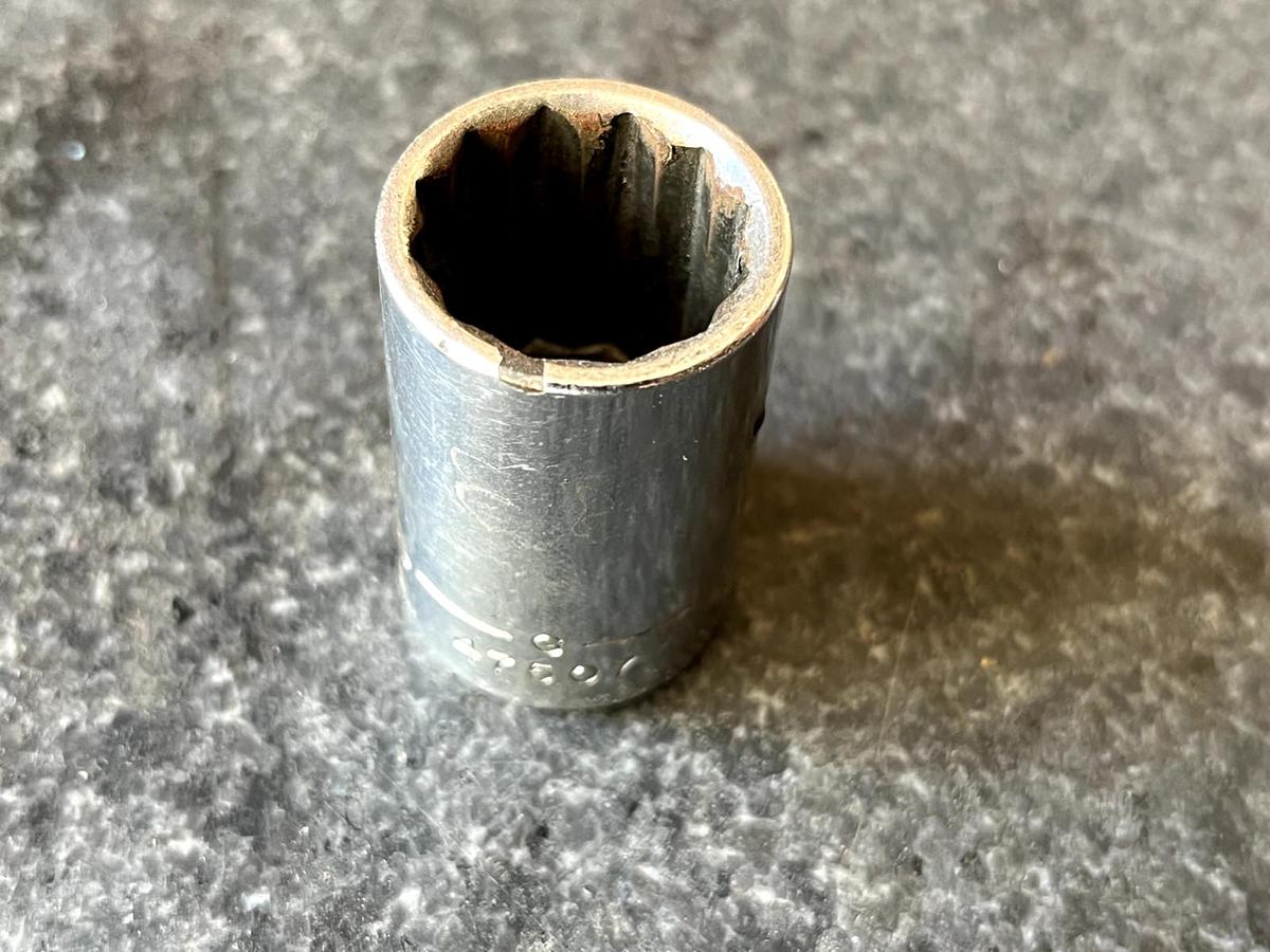 Used Vintage Craftsman SAE 11/16” Socket, -G-, 1/2 Drive, 12 Point, 47507 - USA 🇺🇸