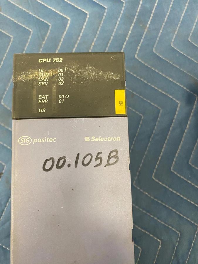 Used Selectron CPU 752, Selectron 4110002, Selecontrol Mas