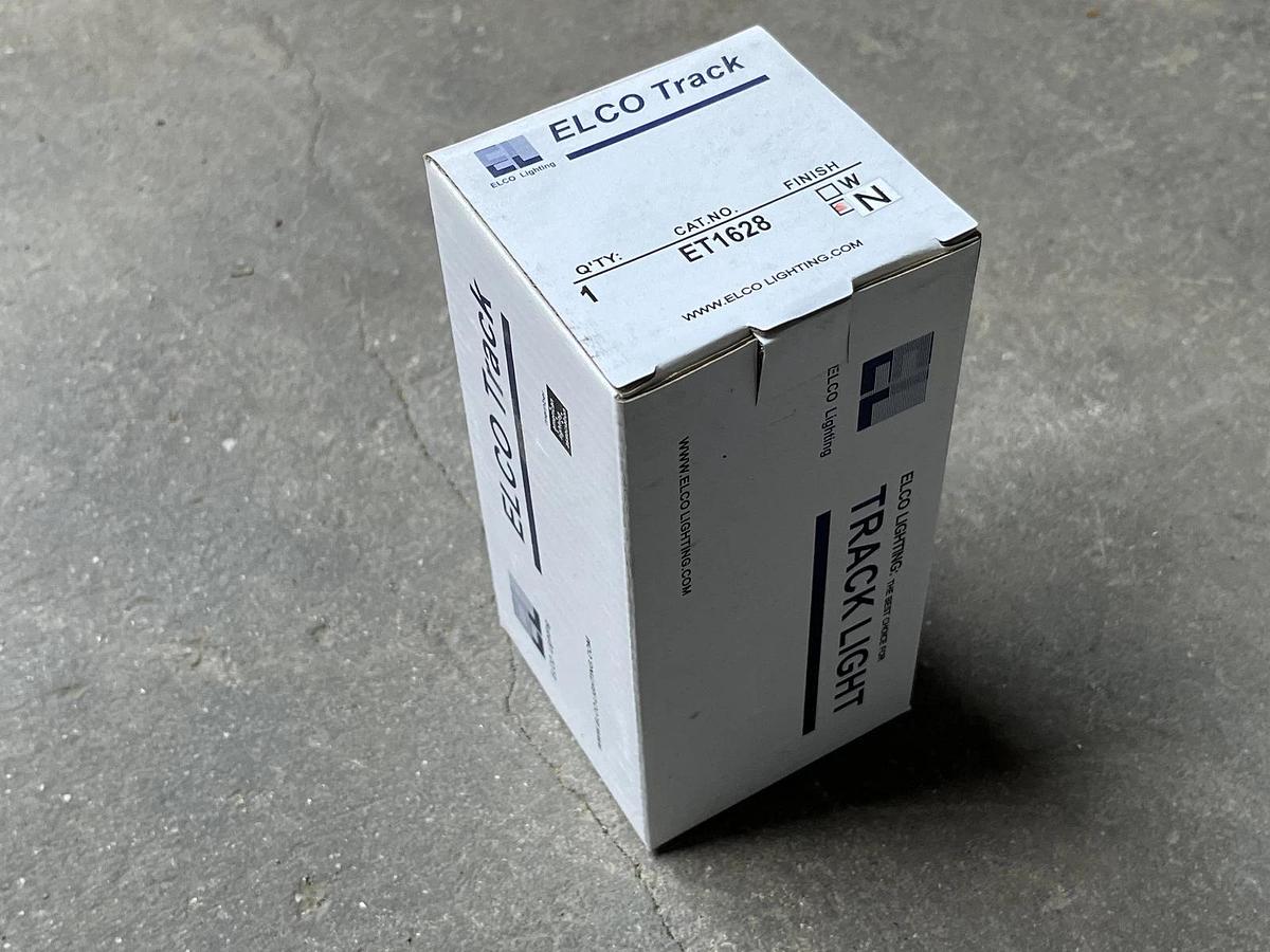 Used Elco ET1628W Garda 1-Light 5" High Track Head for H-Track Systems -N