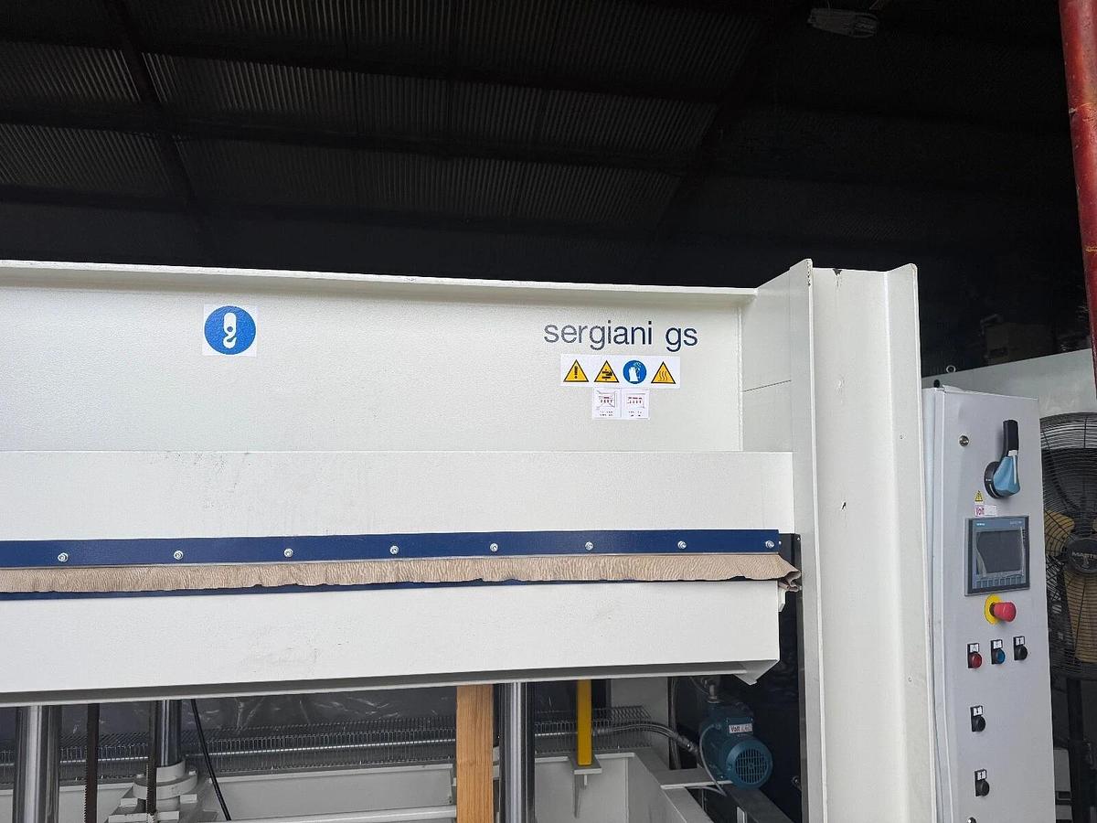 NEW 120 TON HEATED PLATTEN HYDRAULIC PRESS SERGIANI GS-6-120