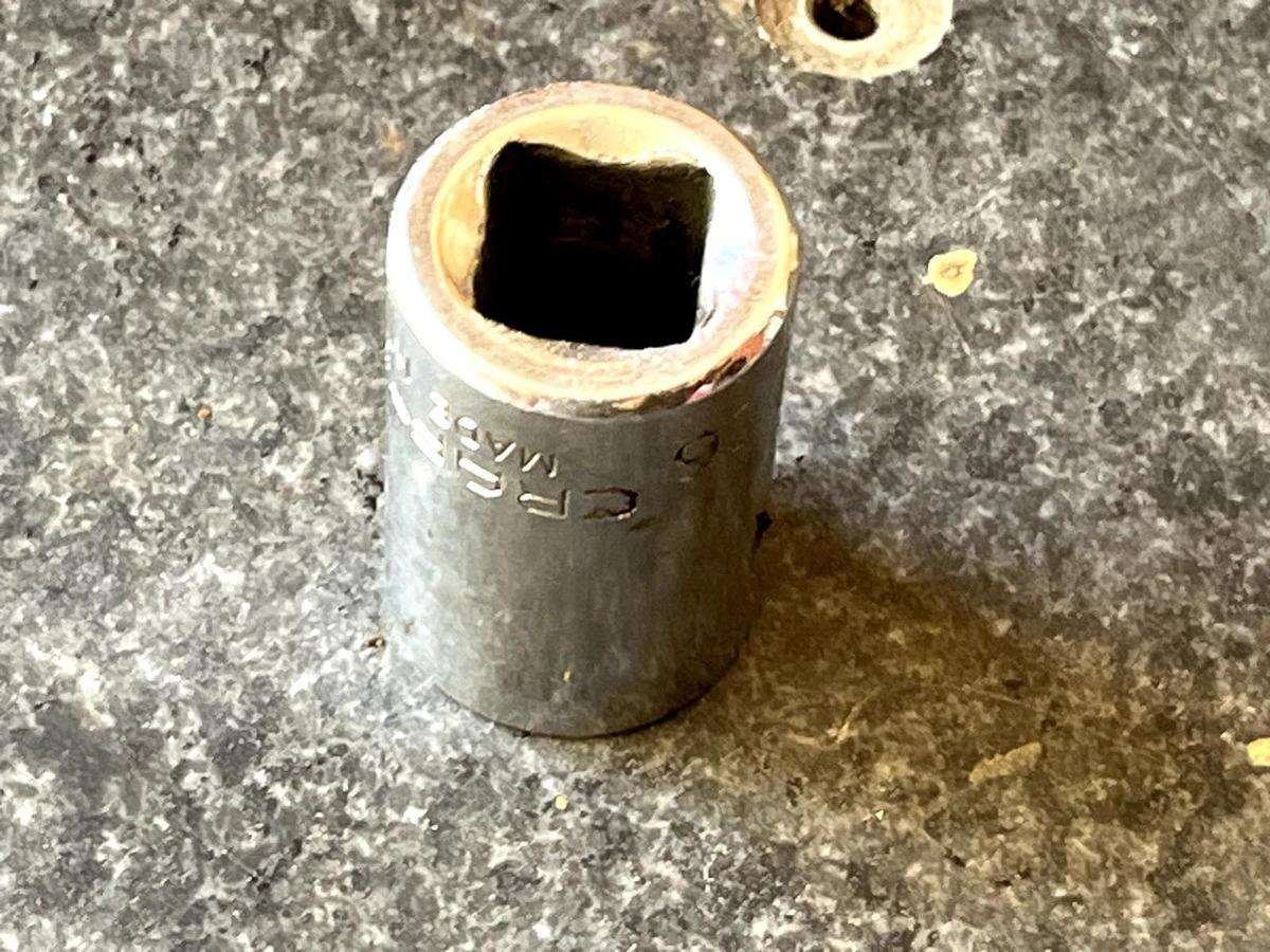 Used Vintage Craftsman SAE 11/16” Socket, -G-, 1/2 Drive, 12 Point, 47507 - USA 🇺🇸