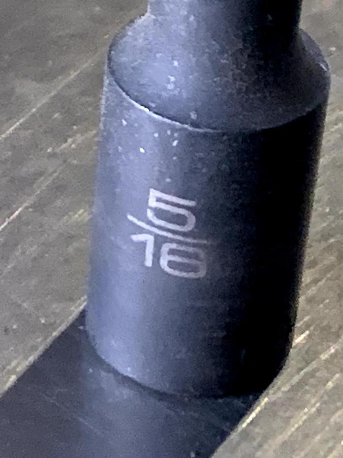 Used MATCO TOOLS "ADV" BDP106V, 3/8" DRIVE, 5/16" IMPACT SOCKET, 2.5" DEEP 6 POINT.
