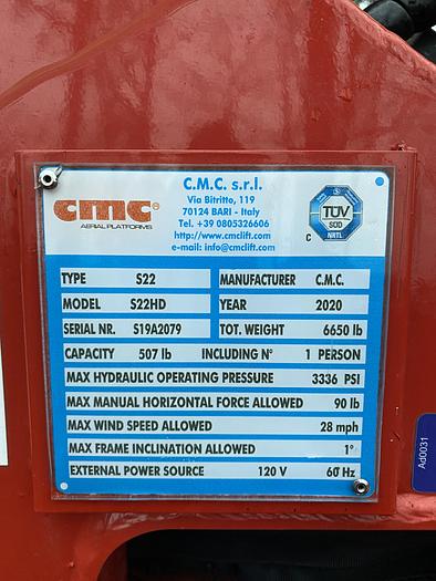 Used 2020 CMC  ARBOR PRO 72 HD