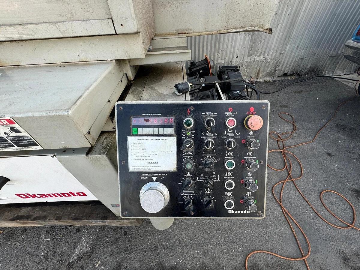 Used Okamoto ACC-1632DX, , AUTO IDF, 3X AUTO FEEDS, SURFACE GRINDER,