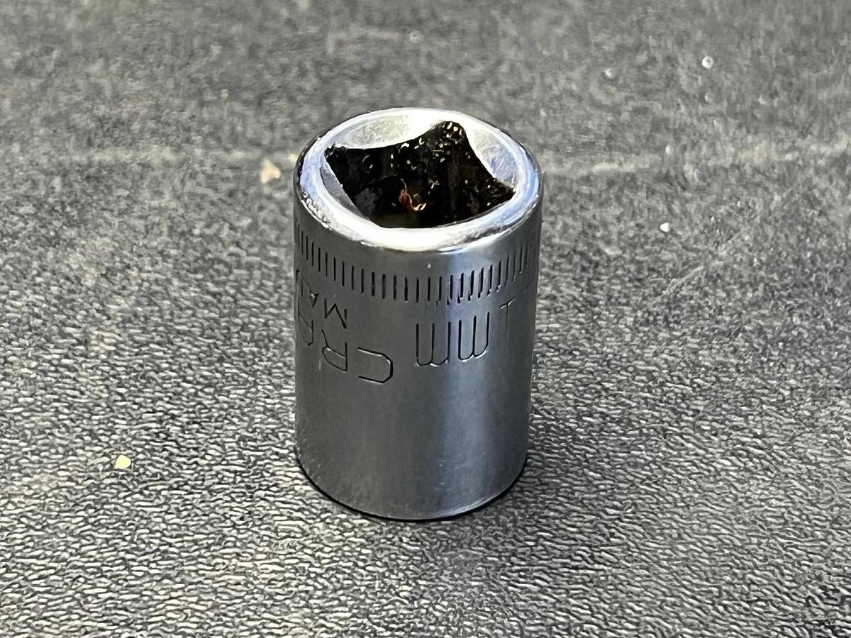 Used Craftsman USA 11mm 12 Point 3/8" Drive Shallow Socket 44309 G Series