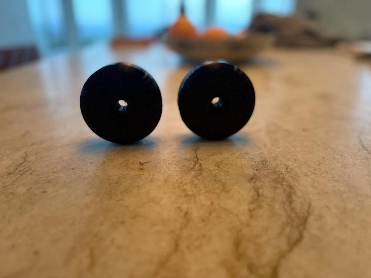 Used Upgrade caster wheels for Razor Crazy cart Max fit non-shattering Pair  BLACK