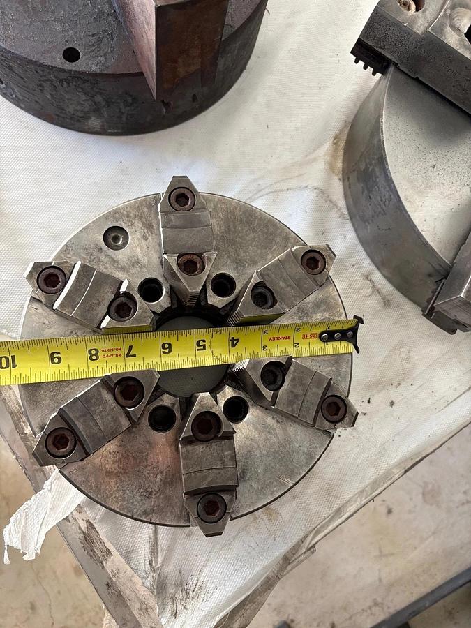 Used BUCK CHUCK SELF CENTERING 6 Jaw Chuck B2106R 10 in