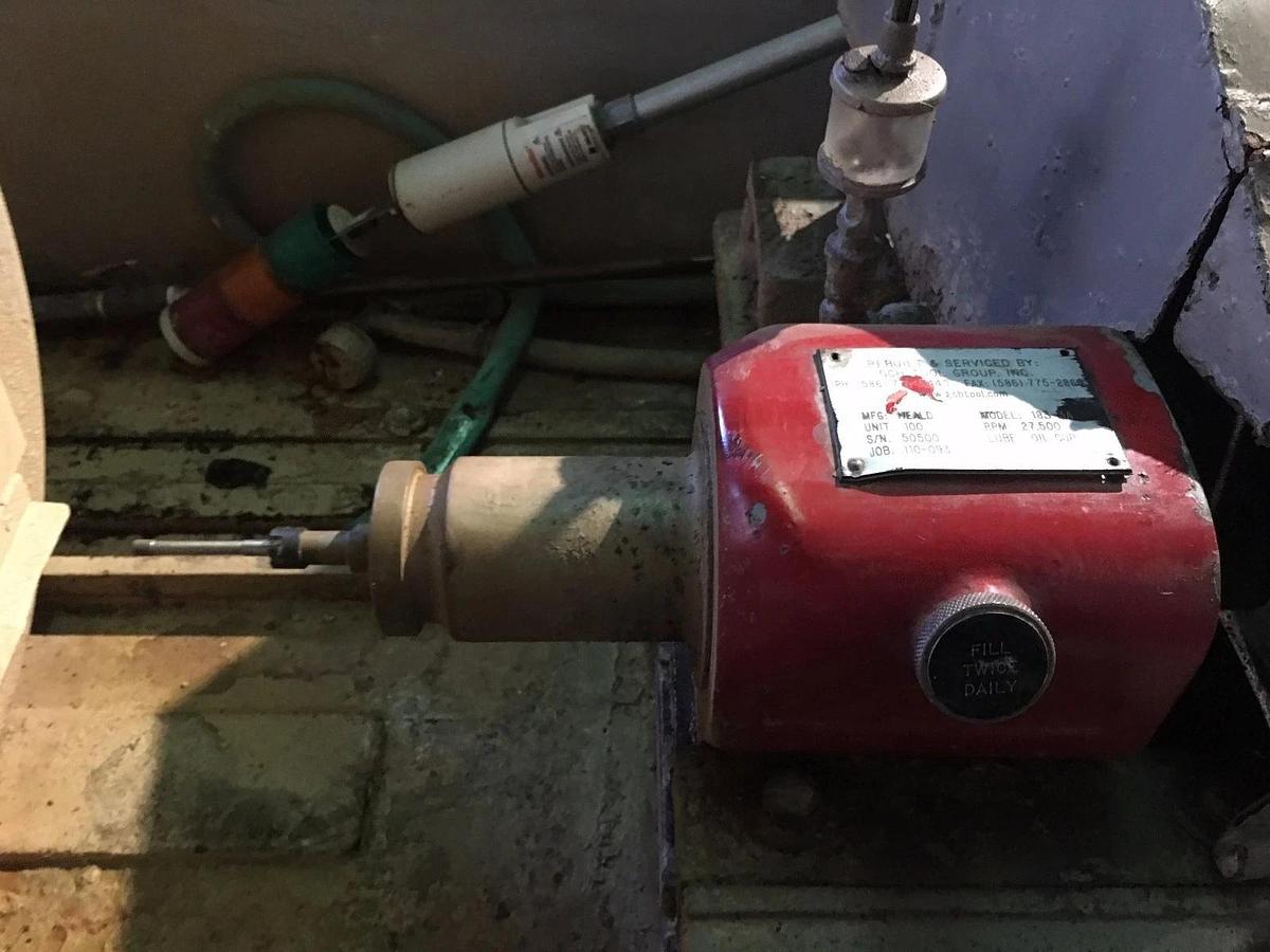 Used Heald Red Head Internal Grinding Spindle Model 183 27,500 RPM