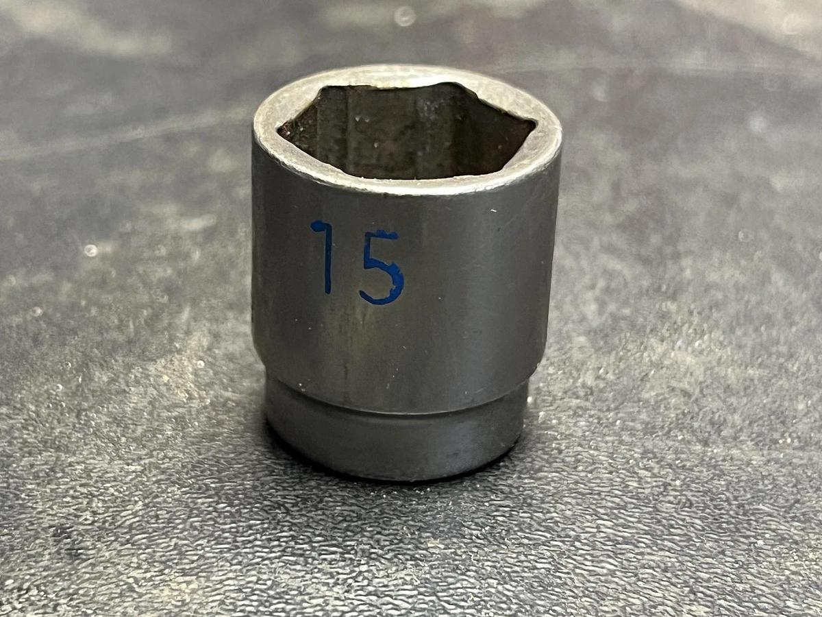 Used MATCO Tools USA A15MS8 15MM Metric 3/8" Dr.  Socket
