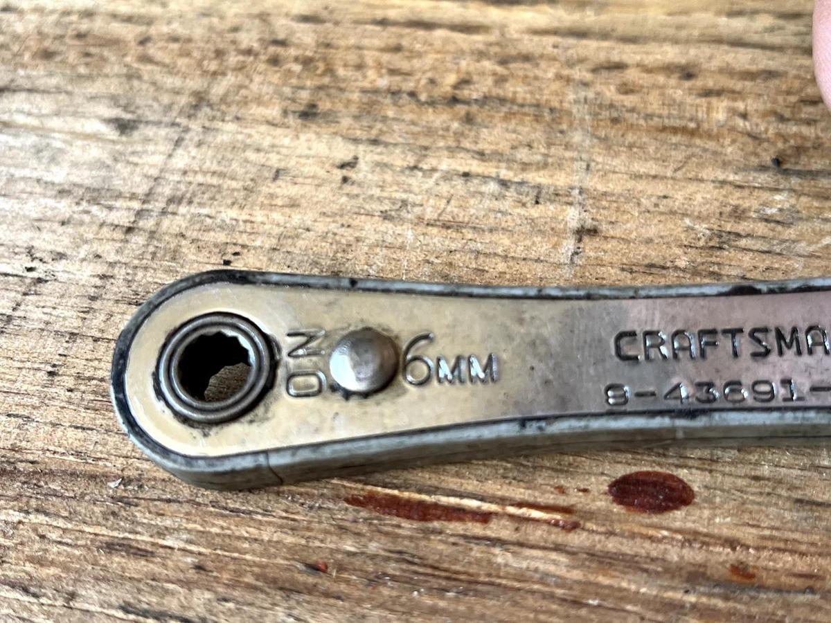 Used Vintage Craftsman Ratchet 9-43691