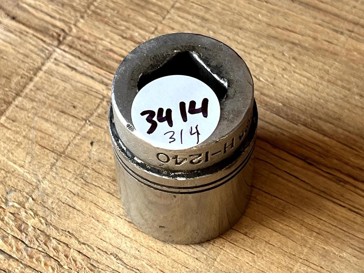 Used Williams H1240 1-1/4" Socket 3/4" Drive 12 Point