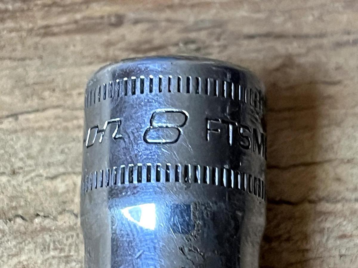 Used Snap On#FTSM8LE - 8MM Triple Square, 3/8” Dr., 3.5”LONG, Socket Driver-USA-NEW-
