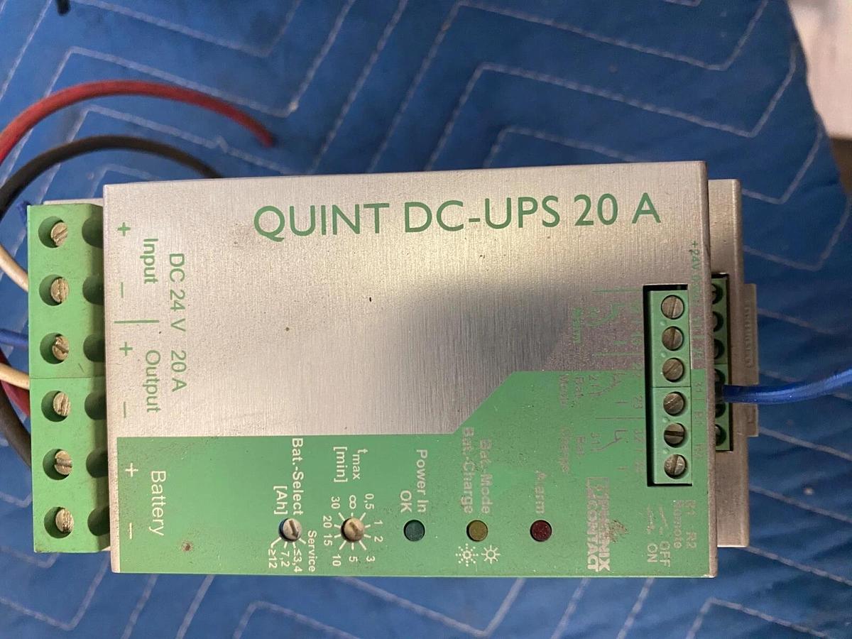 Used PHOENIX CONTACT QUINT-DC-UPS20A POWER SUPPLY