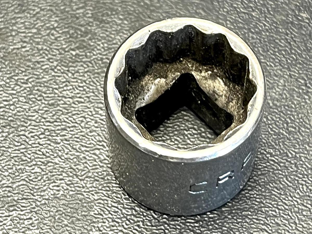 Used CRAFTSMAN, 3/8" DRIVE SHALLOW SOCKET, 16MM METRIC, 12 POINT