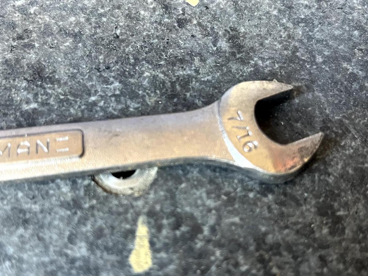 Used Craftsman 7/16in. Combination Wrench VA 44694 Made in USA,  6" long 12 Point