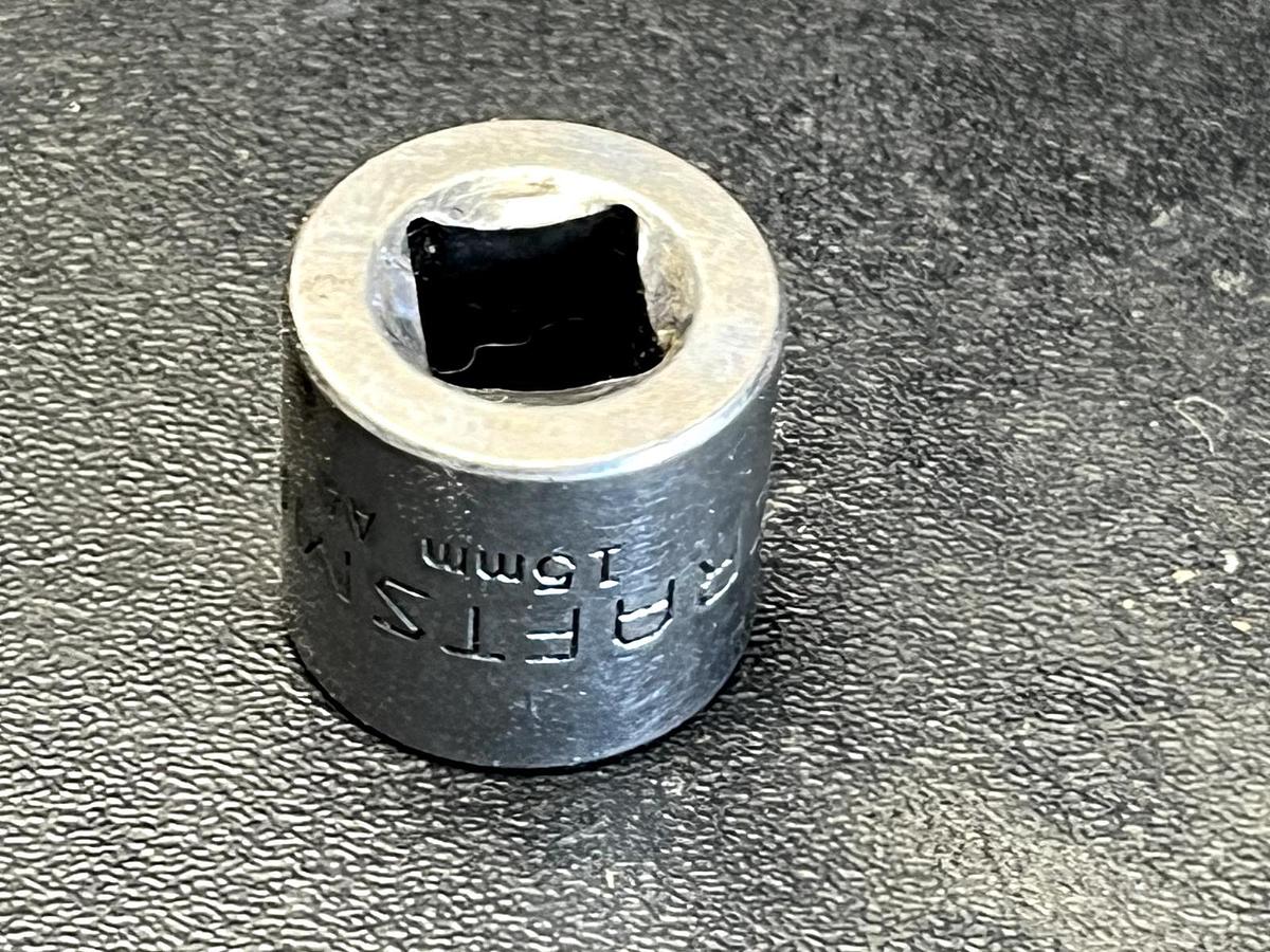 Used Craftsman Vintage 15MM 12 Point 1/2" Drive Shallow Socket