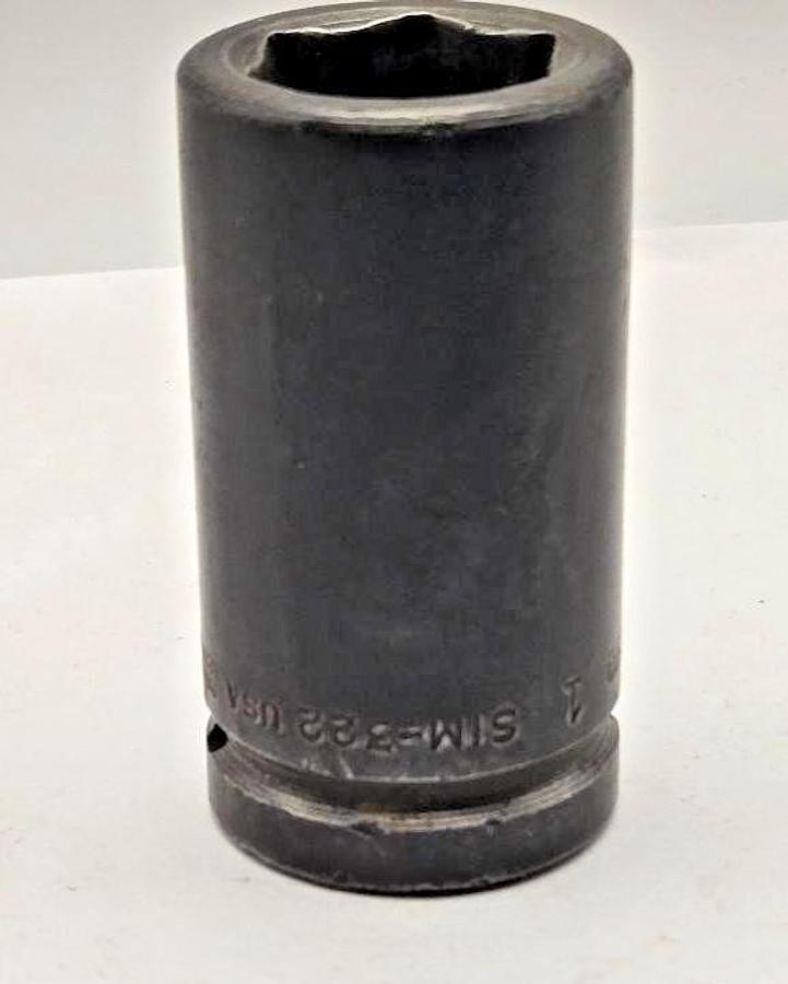 Used Snap-On IPL18A 1/2" Drive 6pt 9/16" SAE Impact Magnetic Swivel Socket