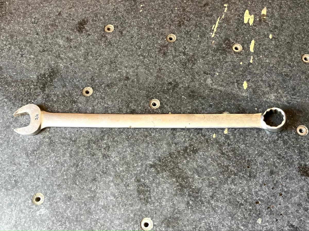 Used Snap On Tools OEXL24 3/4" LONG Combination Wrench 12 Pt SAE