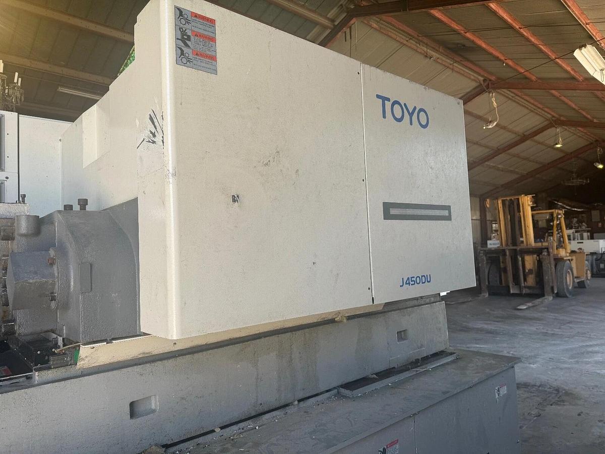 Used TOYO SI-400-6 Injection Molding machine J450DU injection unit New June 2019