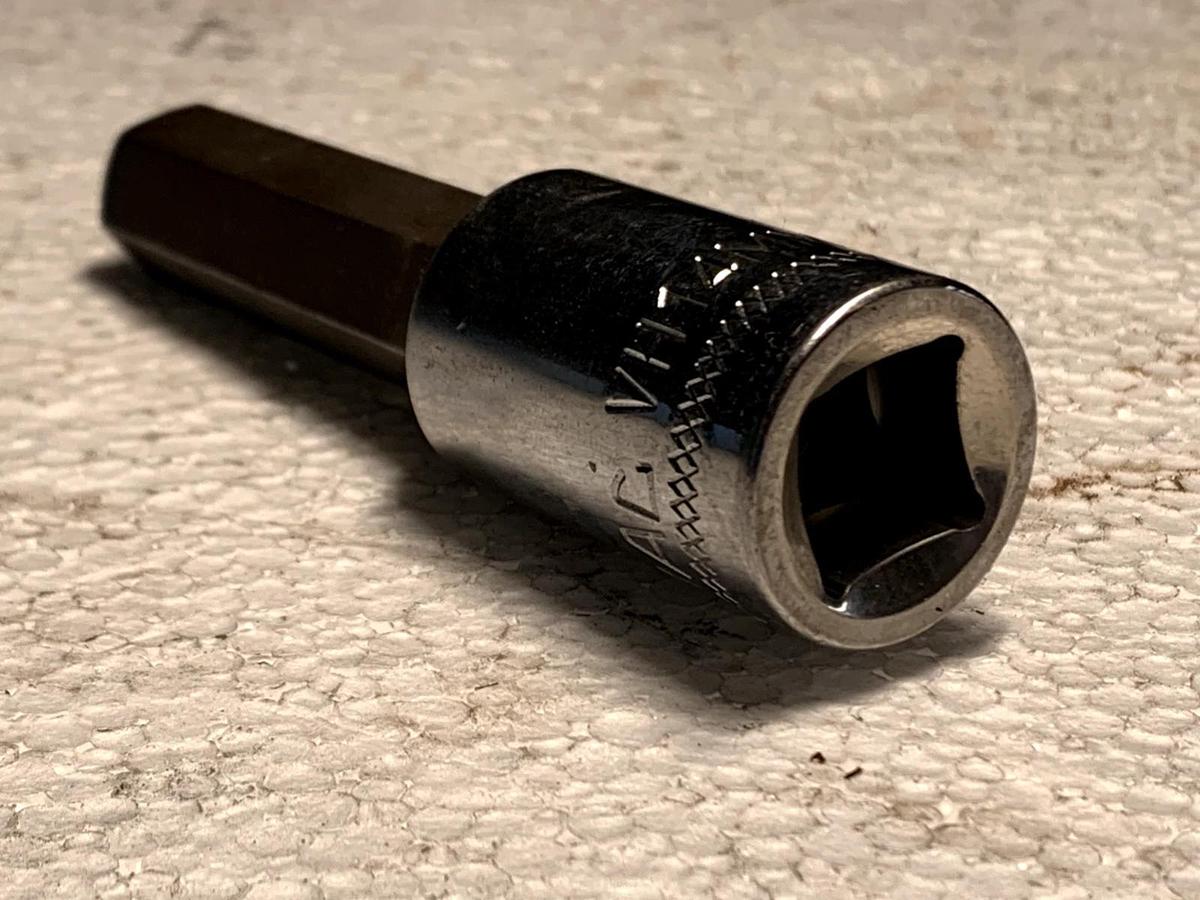 Used Mac Tools 1/2" Drive Hex Driver 7/16" VH14