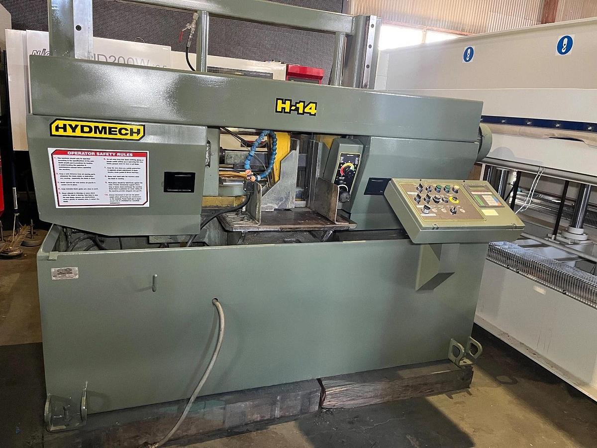 Used 14" X 14" HYD MECH H-14 HORIZONTAL BANDSAW: