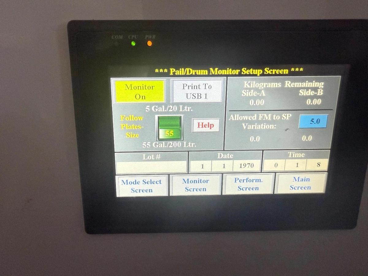 Used Fluid Automation M4-55MLR Meter-Mix Dispense System - 120V - Powers Up as Shown