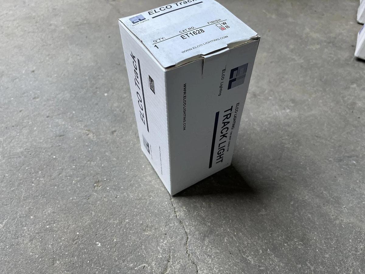 Used Elco ET1628 Garda 5"H Track Head for H-Track Systems, Black