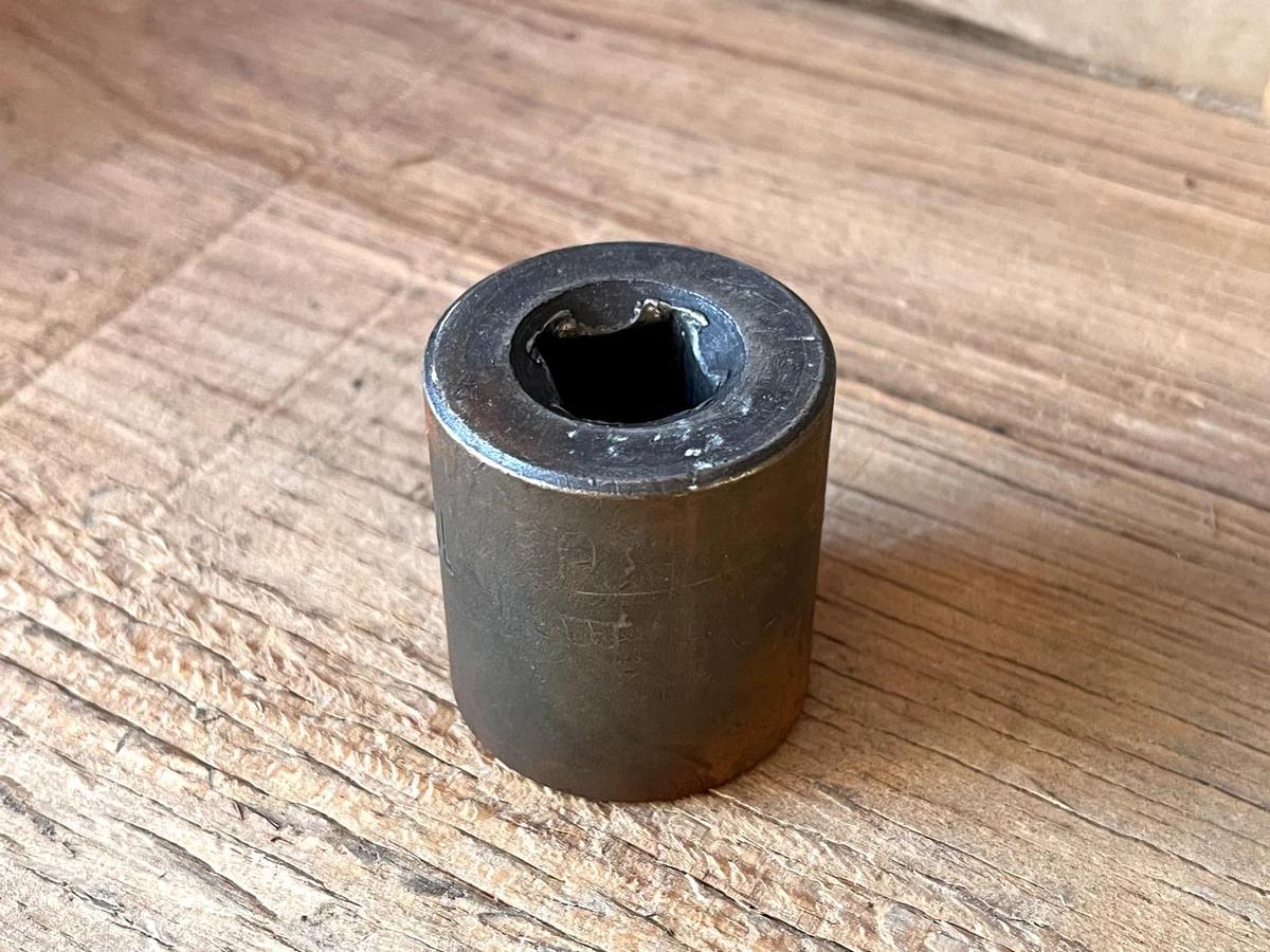 Used Vintage Craftsman EE 18752 1 in Impact Socket Short 1/2" Drive  6 point