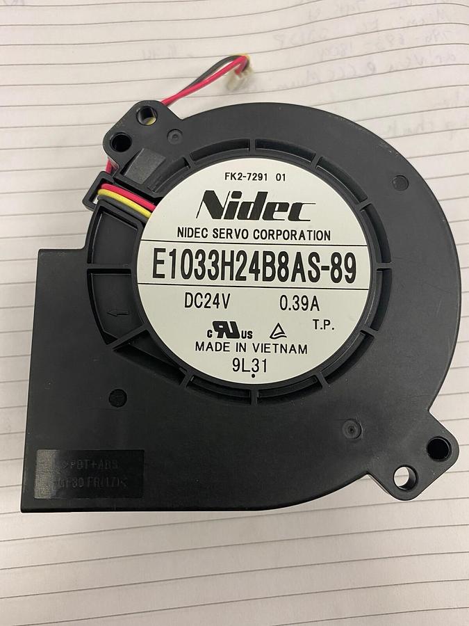 Used NIDEC SERVO E1033H24B8AS-89 DC24V. 0.39A NEW