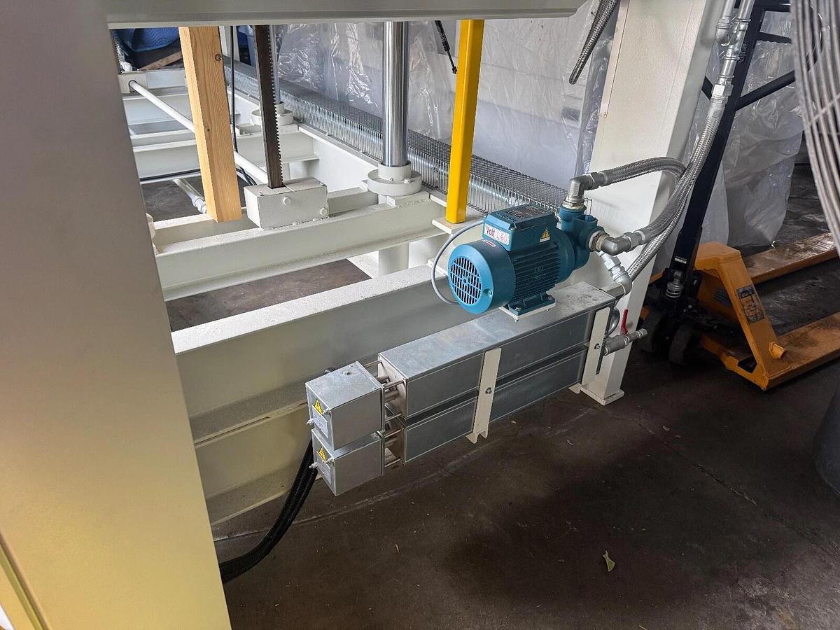 NEW 120 TON HEATED PLATTEN HYDRAULIC PRESS SERGIANI GS-6-120