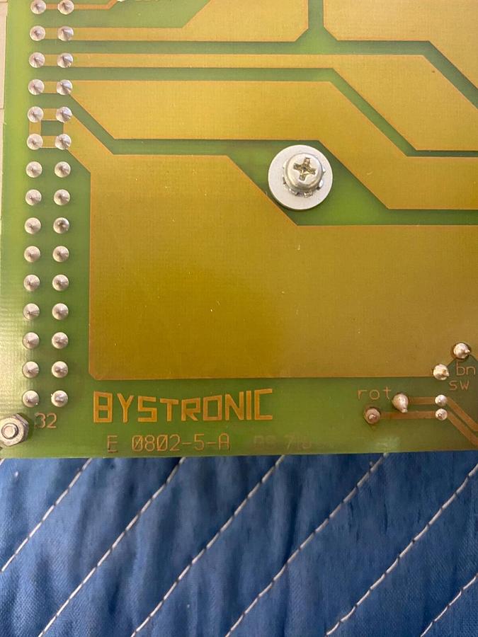 Used ByStronic Power Supply Circuit Board E-0802-5-A BYSTRONIC E08025A
