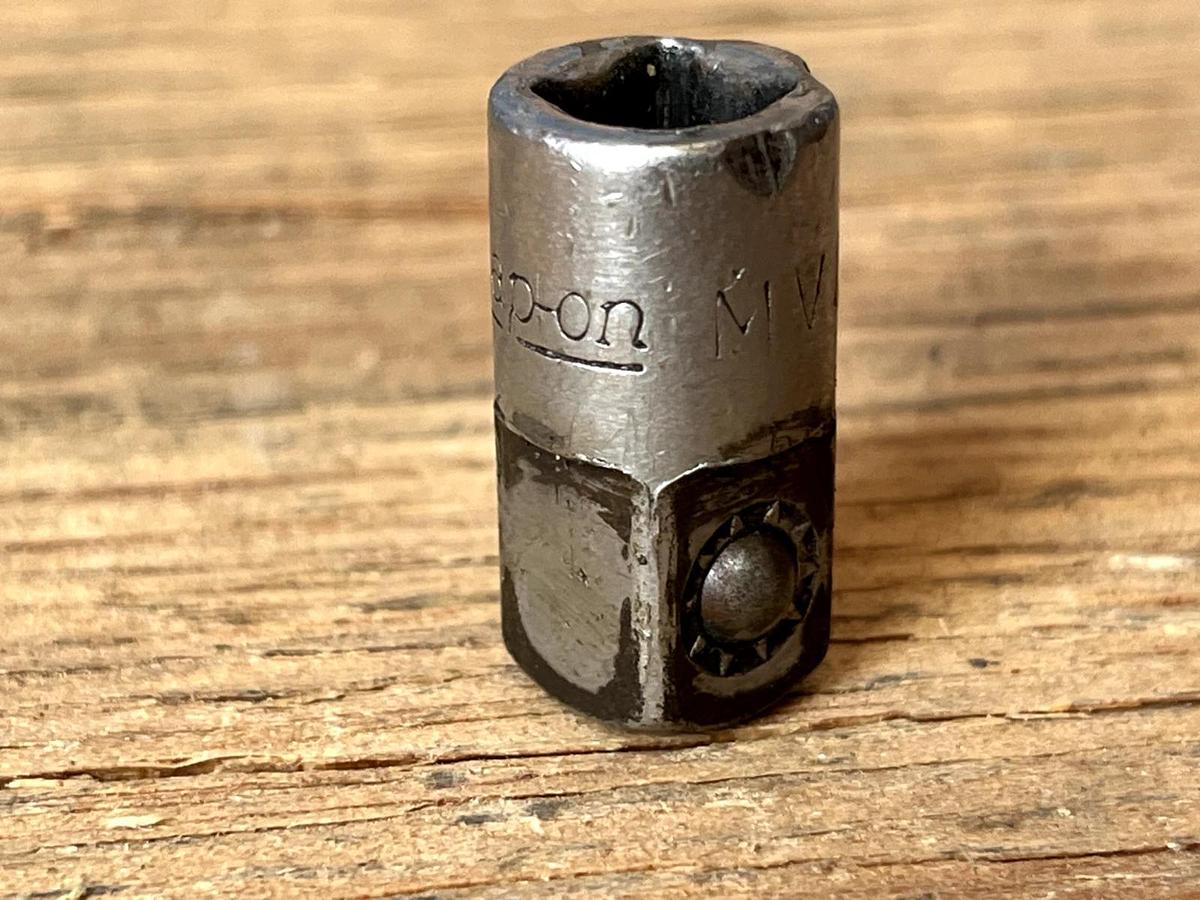 Used Snap On Tools Vintage Old Logo MVA3 1/4" Drive To 3/8" Drive Socket Adapter