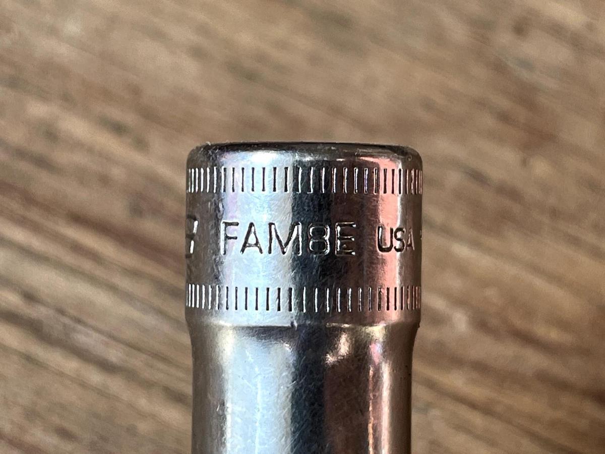 Used MAC Tools X106D Long Deep Hex Allen Driver 5/16 in. Socket 3/8" Drive SAE USA