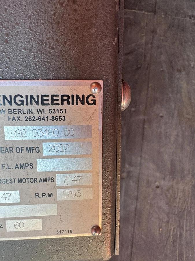 Used Cumberland 814X Granulator 460VAC 3 Phase New 2012