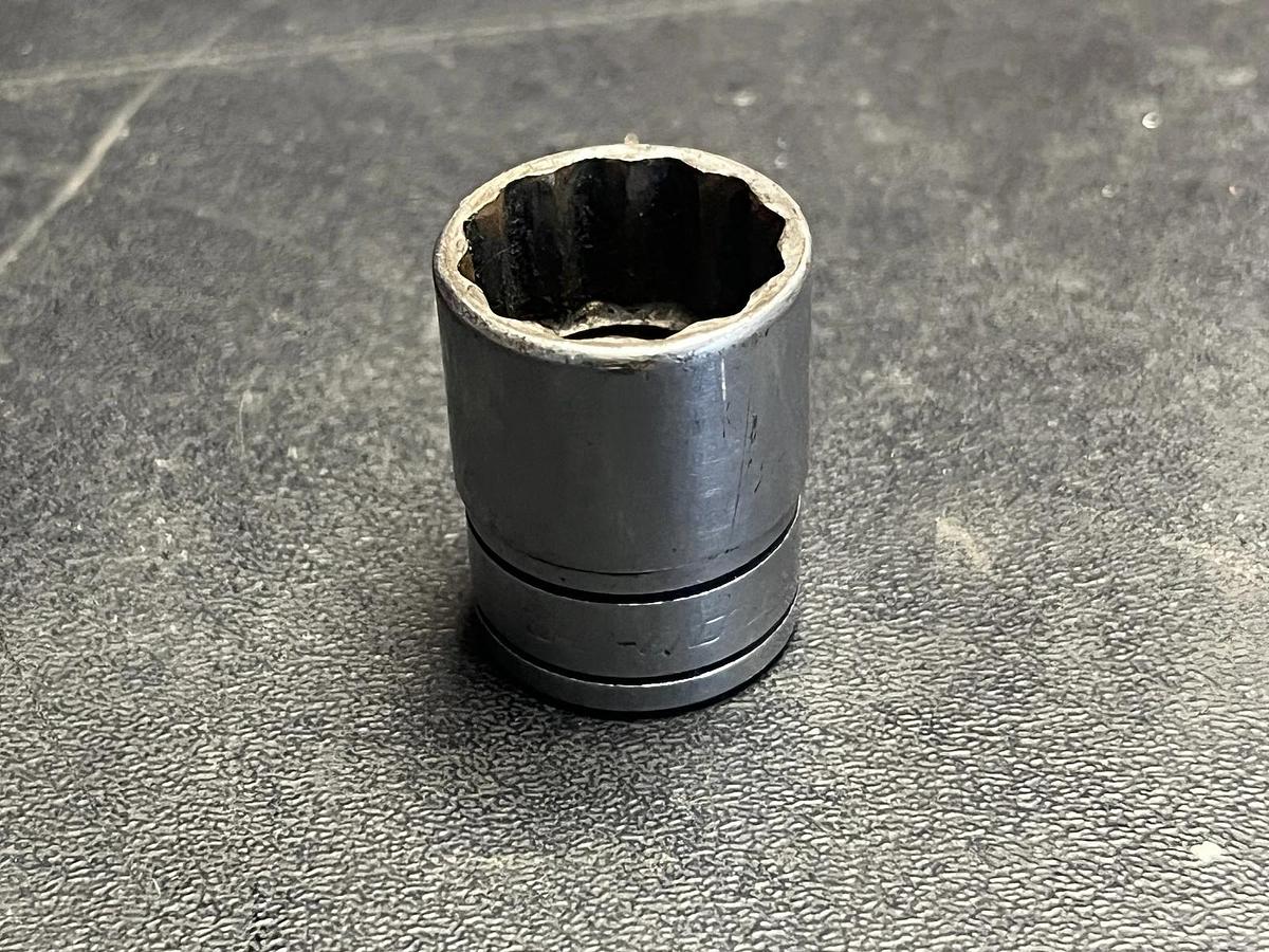 Used Snap On Tools F201 5/8" SAE Flank Drive Shallow Socket 3/8" Drive 12 Point USA