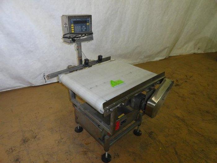 Used Vande Berg In-Motion Case Scale Conveyor w/Weigh Tronix Scale; Md#WI-127