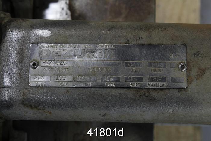 Used Dezurik KGS 6" Hand Operated Knife Gate Valve #41801