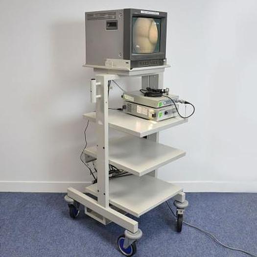 D'occasion COLONNE D'ENDOSCOPIE DE CABINET AVEC CAMERA OLYMPUS OTC-SC