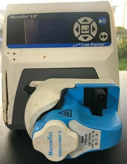 Used Cole-Parmer 7522-20 Masterflex L/S Peristaltic Pump, Stained Cover